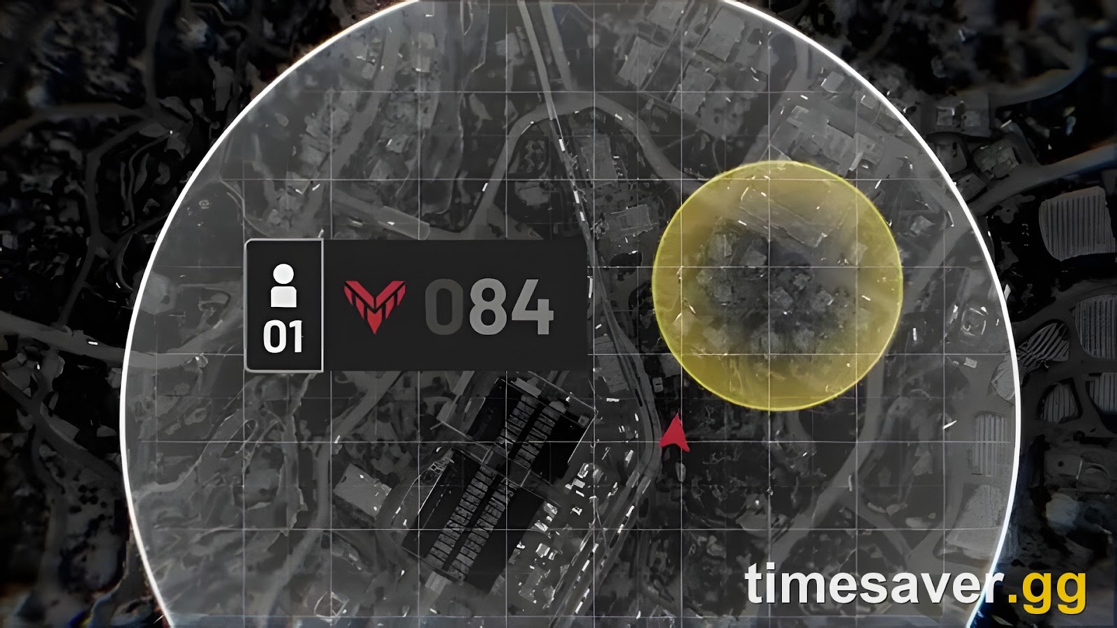 WARDOGS deployment map showing the Control Zone boundary and squad count