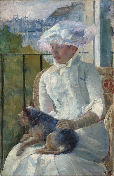 Young Girl at a Window c 1883 1884