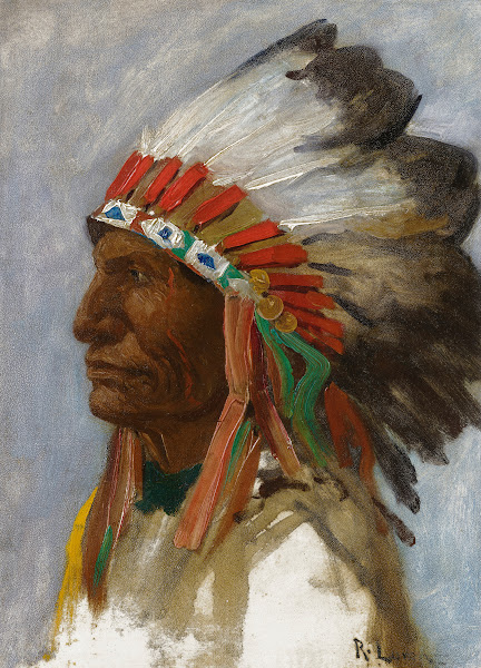 Profile of an Indian Chief