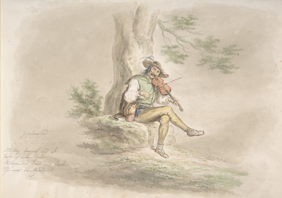 Gypsy Fiddler 1858