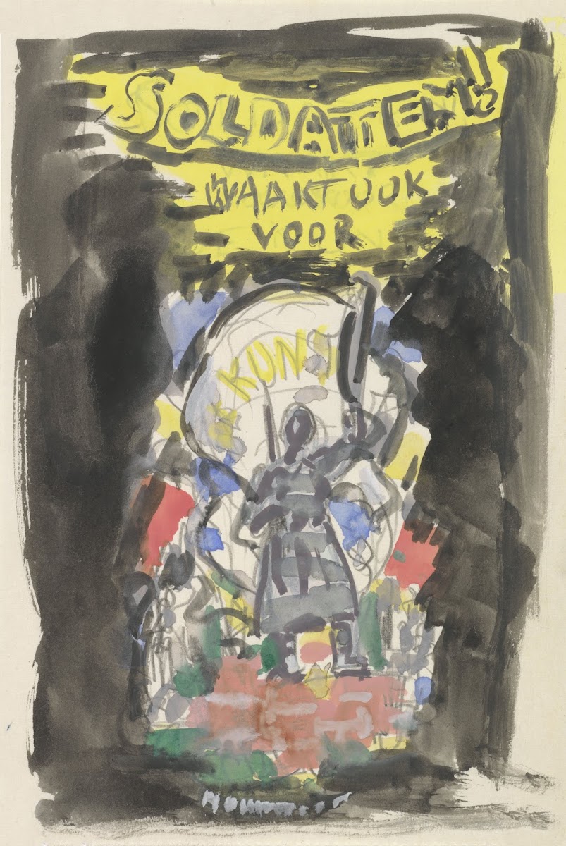 Soldaten Waakt ook voor kunst 1939