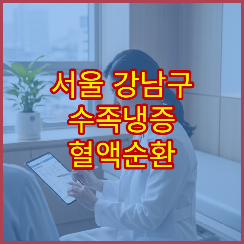 서울 강남구 수족냉증 혈액순환 이상 증상 치료 전문 한의원