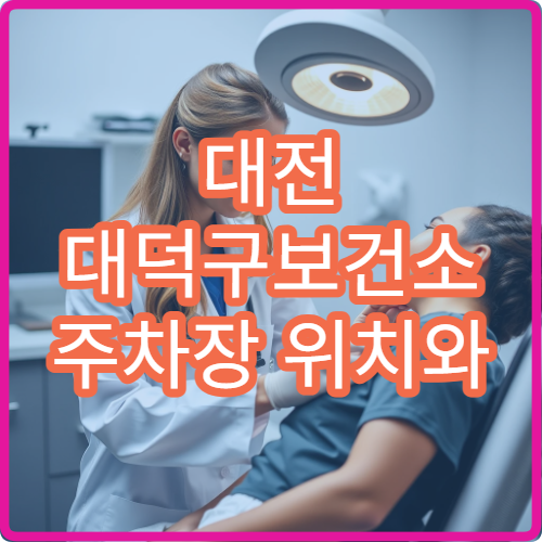 대전 대덕구보건소 주차장 위치와 점심시간 피해 방문하는 꿀팁