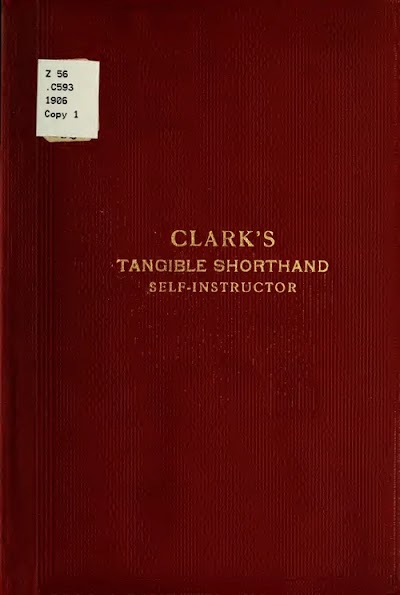 clarks tangible shorthand instructor 1906