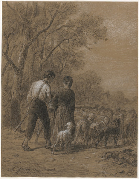 Bringing in the Sheep 1800s