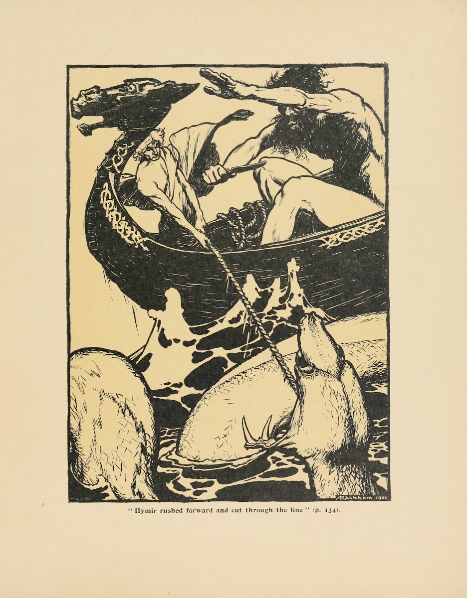 Hymir rushed forward and cut through the line 1907