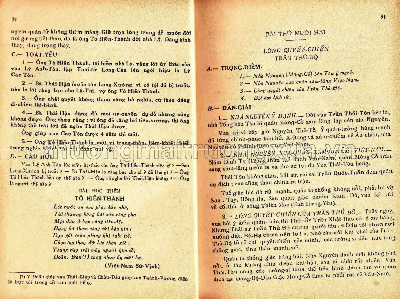 Việt sử lớp 3 (1952) - Trang 80