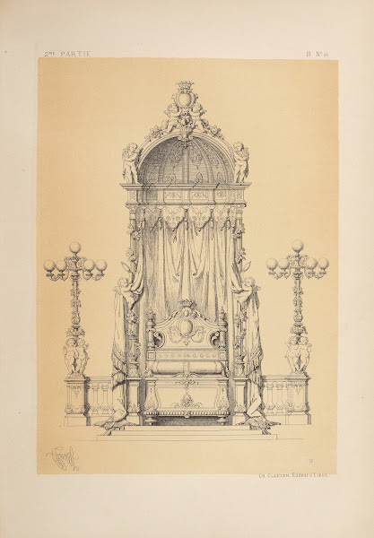 Lit De Parade Genre Louis XIV 1866