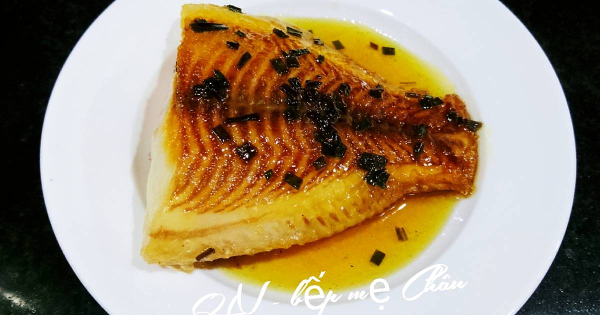 Cá điêu hồng chiên nước mắm