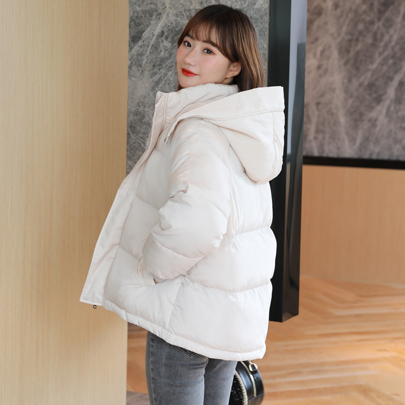 Kurze Damen-Steppjacke, wattiert, lockere Passform
