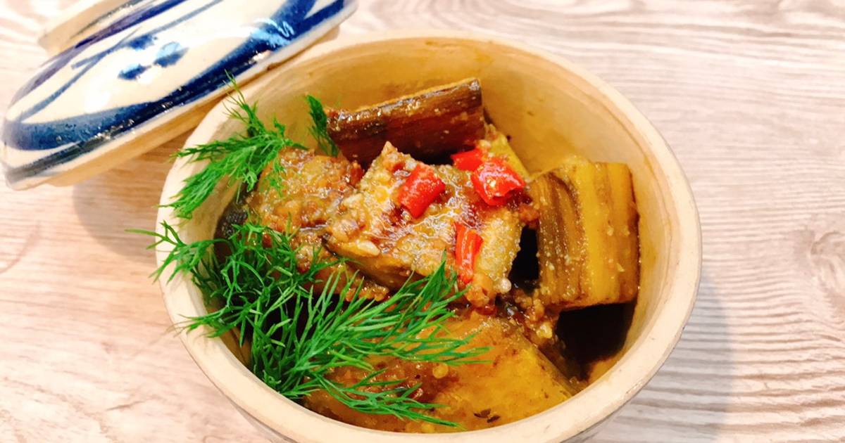 Chuối xanh kho tương Bần|Vị truyền thống