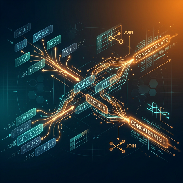 Hàm CONCATENATE, TEXTJOIN, CONCAT: Nối Chuỗi Và Gộp Dữ Liệu Trong Excel