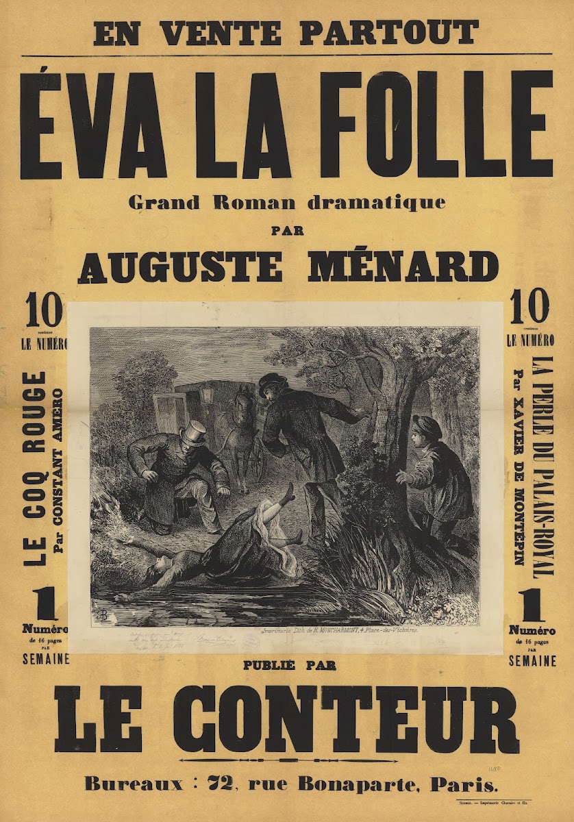 Eva la folle grand roman dramatique par Auguste Ménard 1886