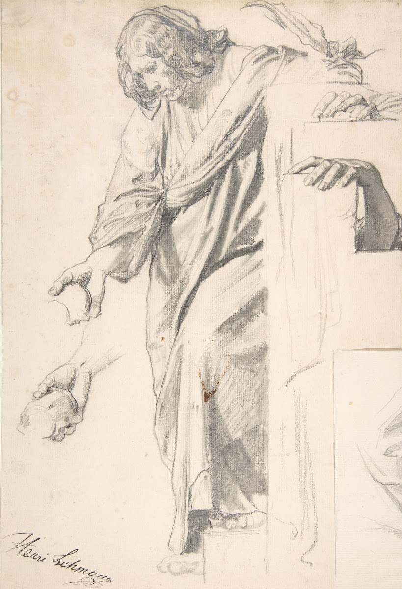 Standing Draped Female Figure 19th century