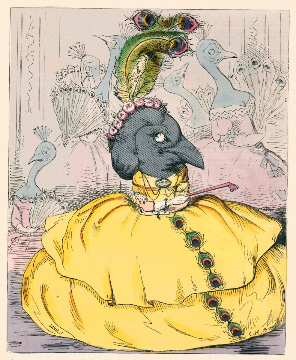 The Daw In Borrowed Plumes 1857