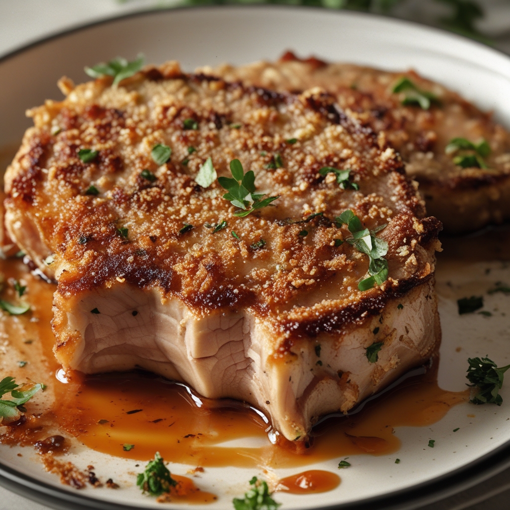 Crispy Parmesan Crusted Pork Chops – Easy Homemade Comfort Meal finished