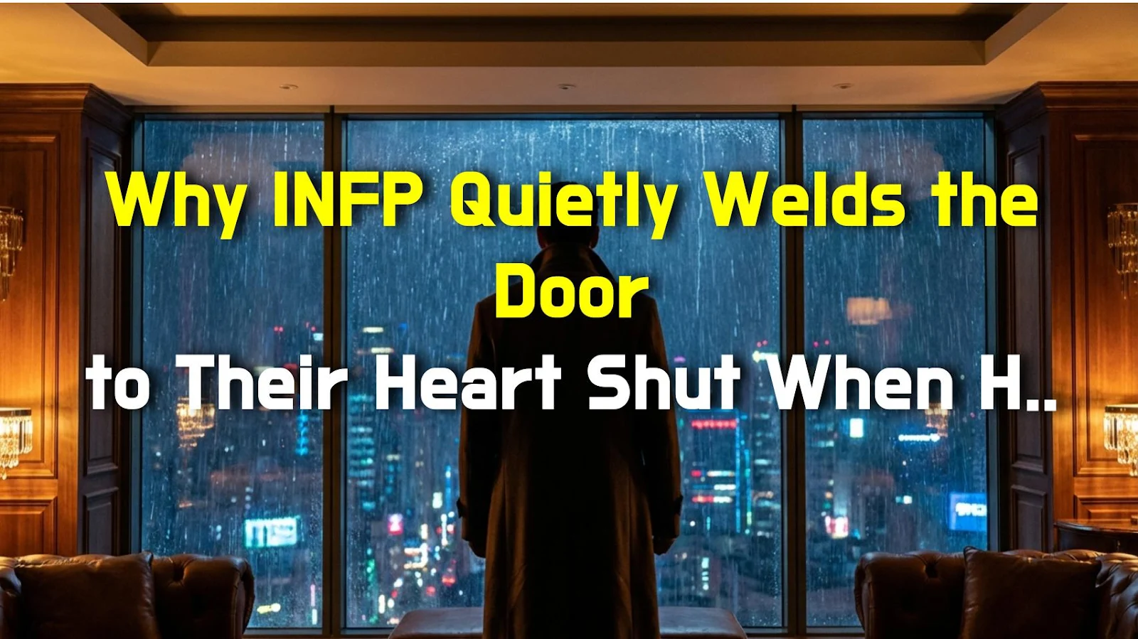 Why INFP Quietly Welds the Door to Their Heart Shut When Hurt