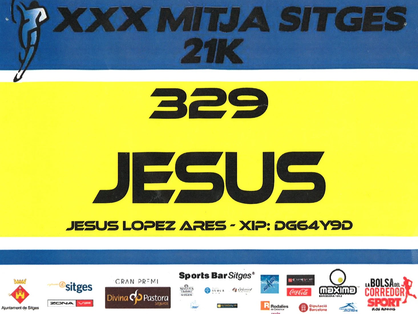 Dorsal de Mitja Sitges