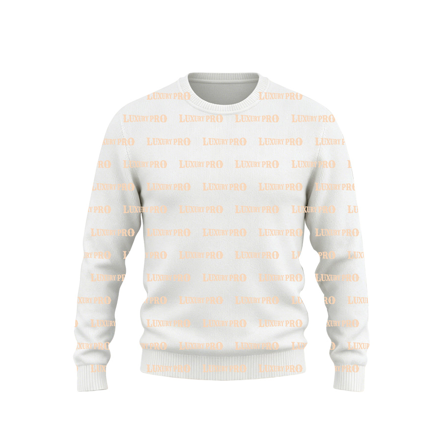 AOP Faux wool sweatshirt