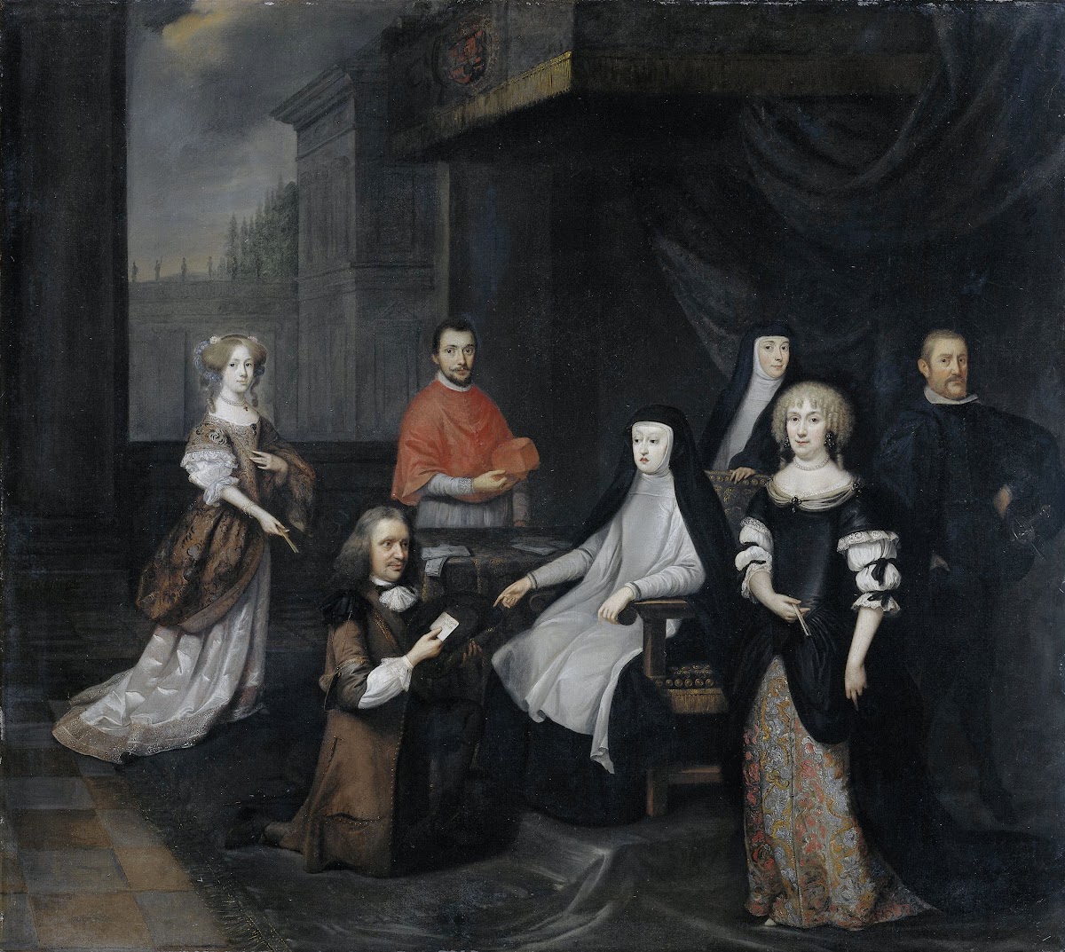 Reception of the Dutch ambassador Hieronymus van Beverningk by the Spanish queen