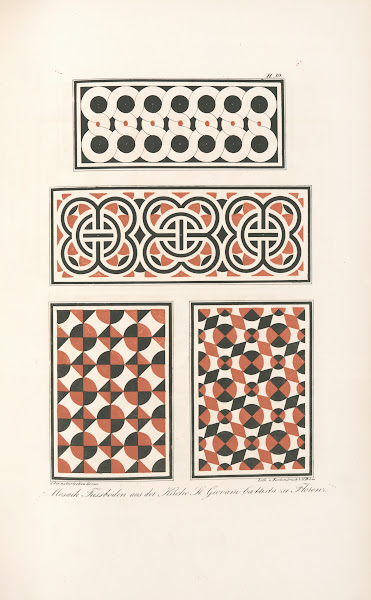 Mosaik Fussböden aus Der Kirche S Giovanni battista zu Florenz 2 1842