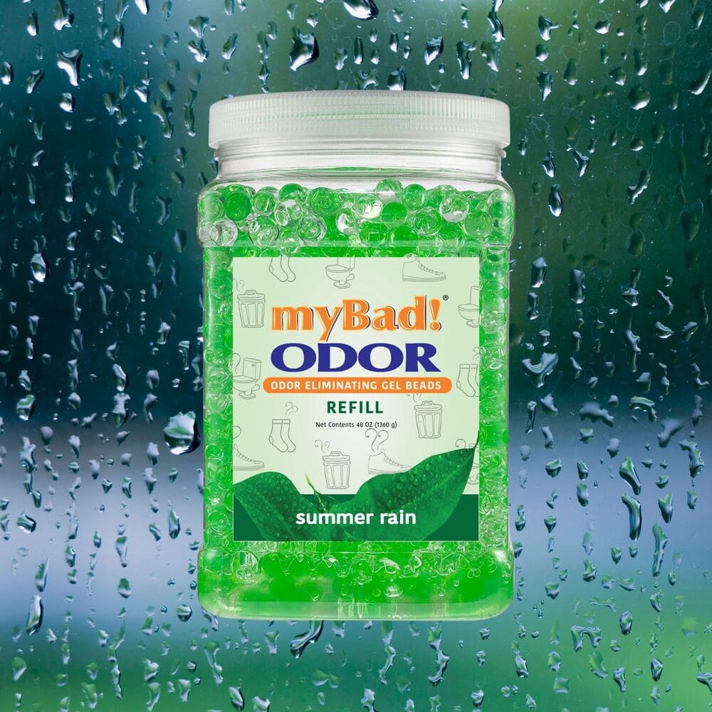 Refill para gel eliminador de olores myBad!™ en perlas, aroma summer rain de 1.36 kg