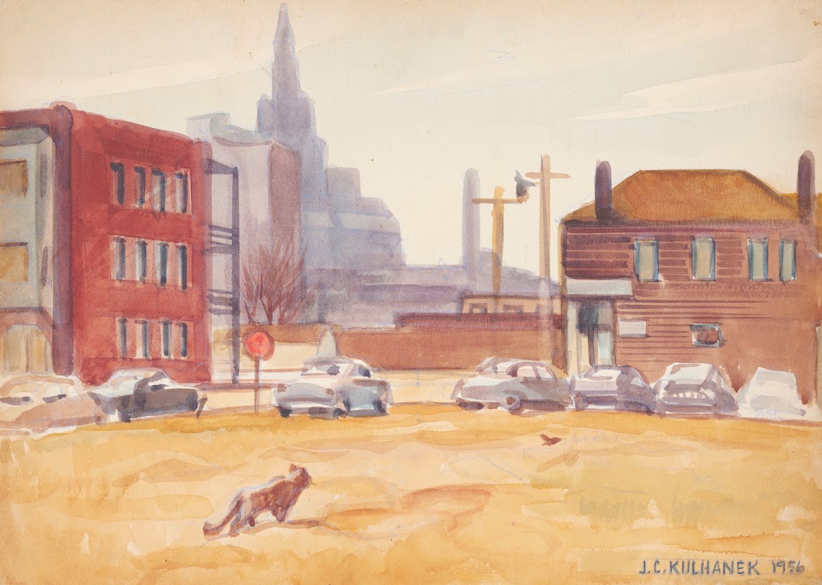 Cleveland Skyline 1956