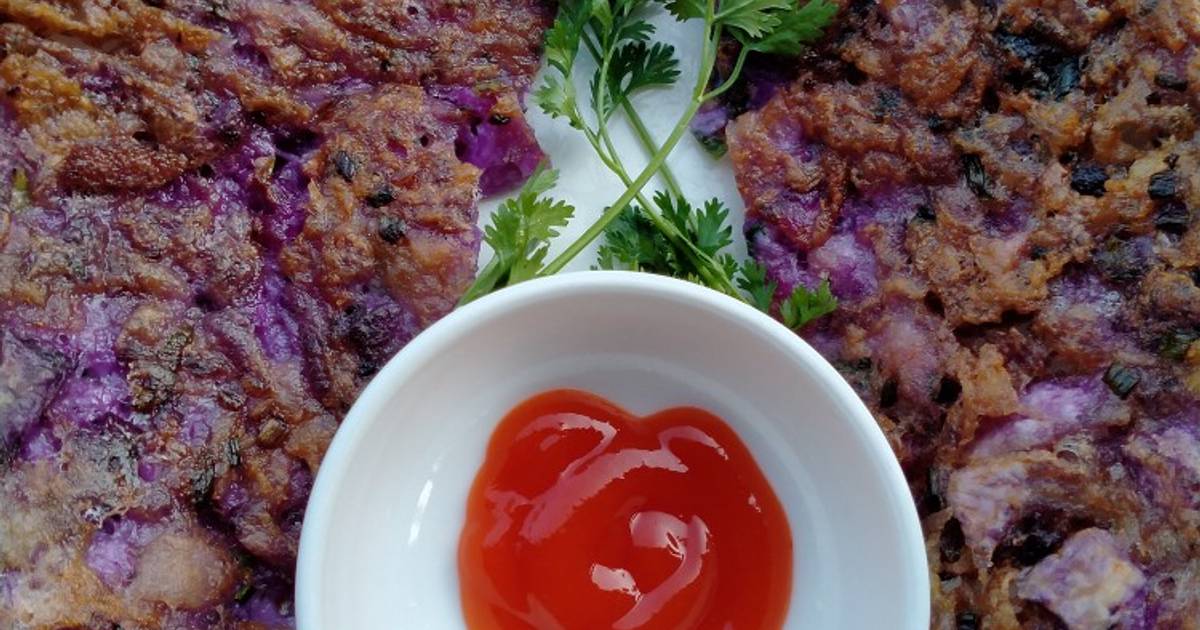 Khoai tím chiên giòn