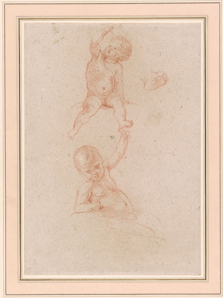 Studies for Two Seated Putti