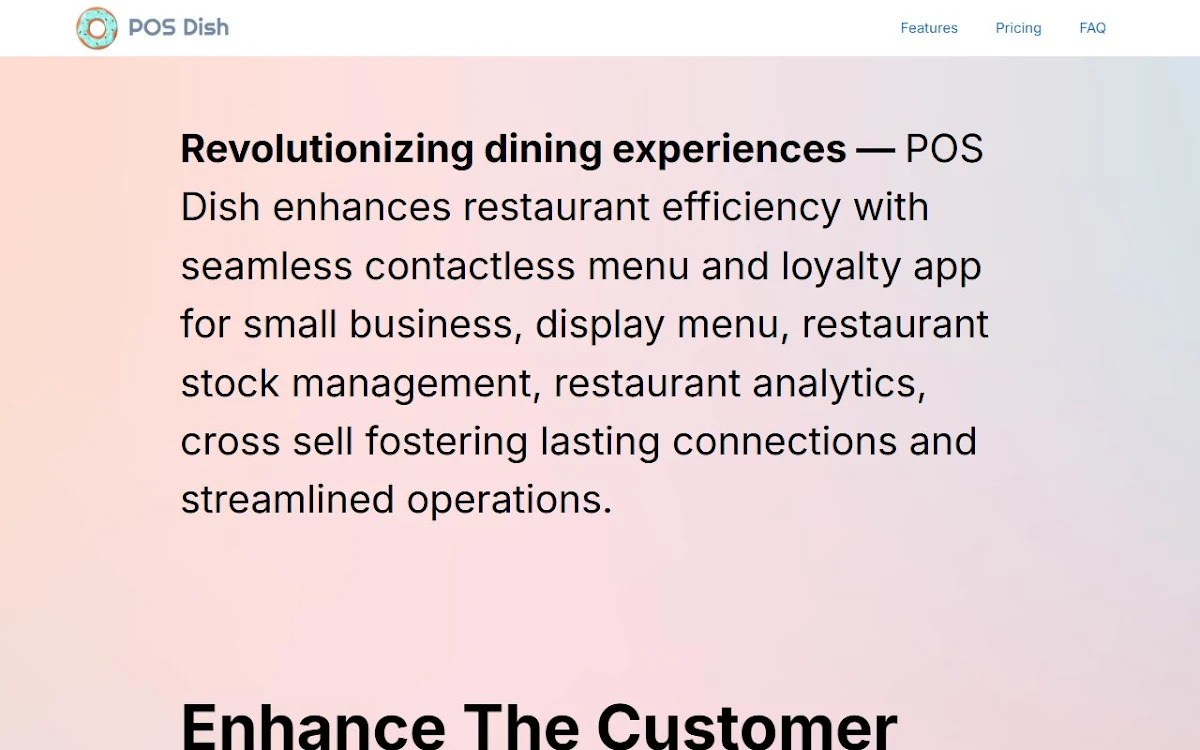 Captura de POS Dish