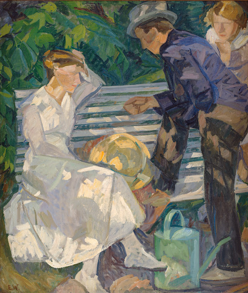 In the Vicars Garden Christiansø 1916   1917
