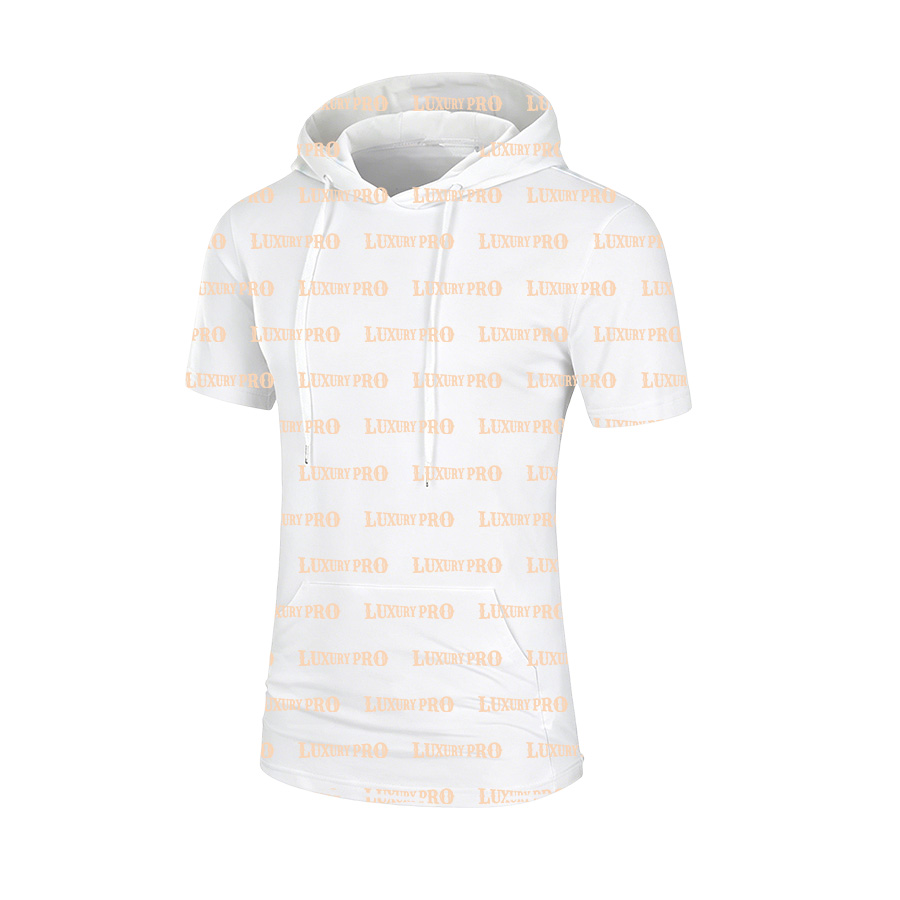 AOP Standard Version Short Sleeve Hoodie With Pocket