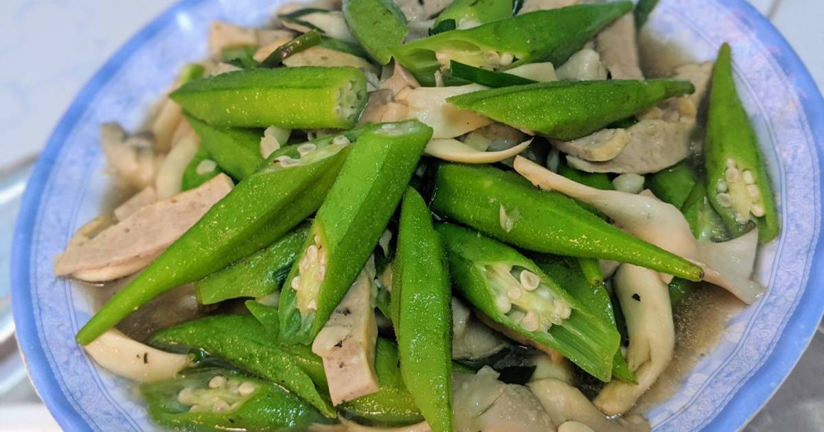 Đâu bắp xào nấm chả lụa