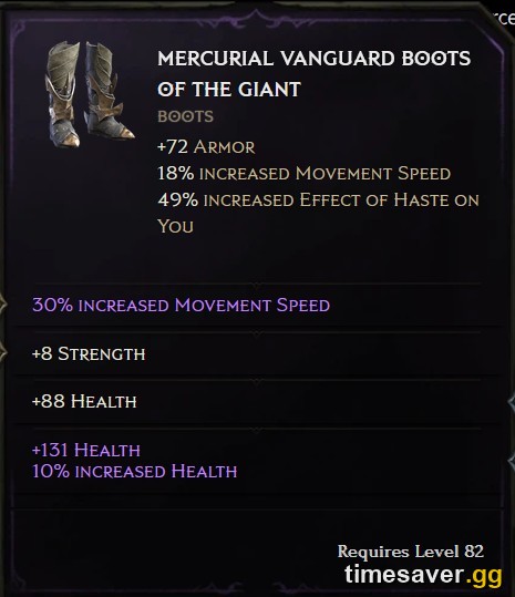 Last Epoch Nemesis post-fight loot screen showing exalted items