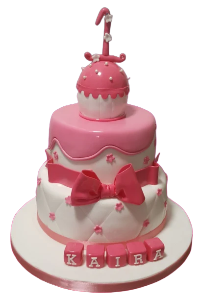 First Birthday Cupcake Cake CB-NC017