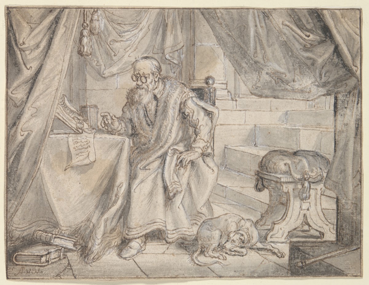 Study for The Man with GlassesSpeaks ca1654