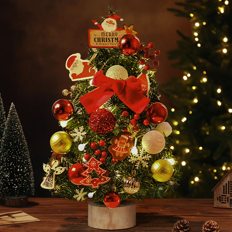 Mini Christmas Tree Set for the Table, 60 cm