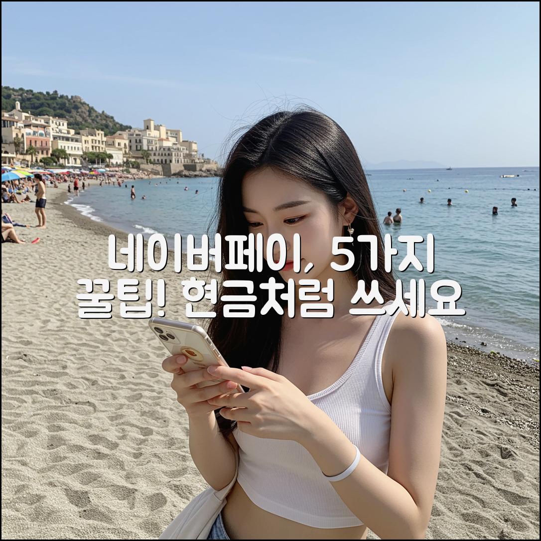 네이버페이 포인트, 5가지 현금처럼 쓰는 꿀팁!