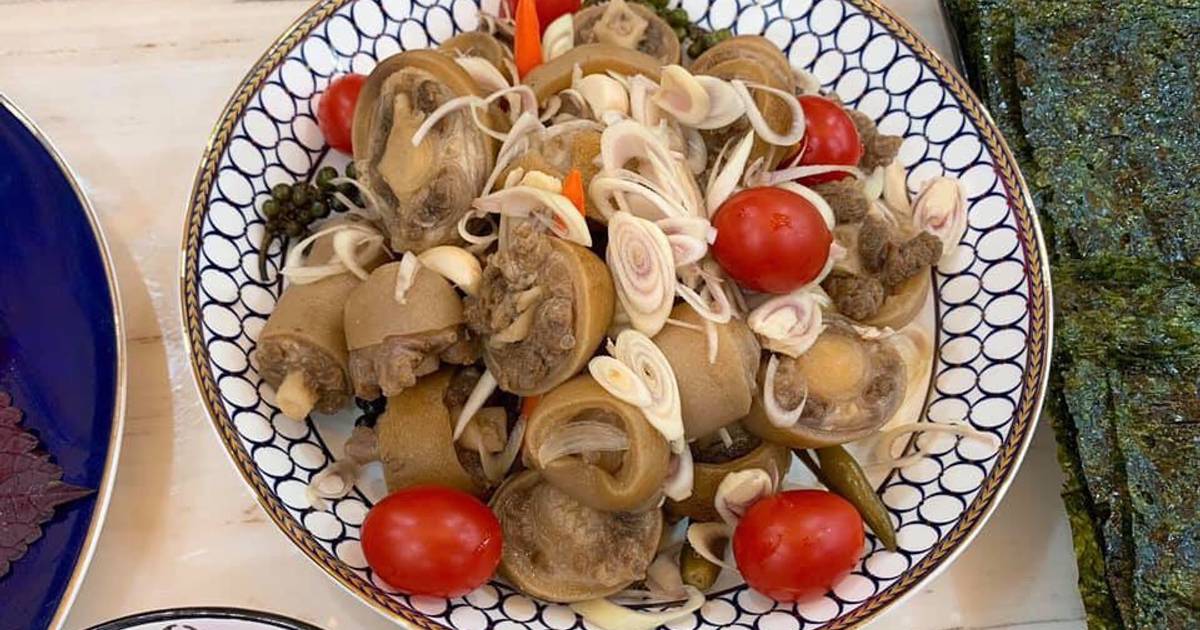 Đuôi bò ngâm dấm