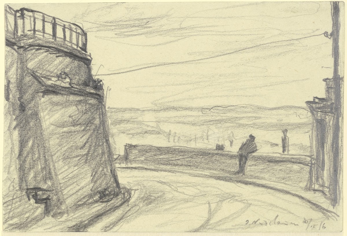 At the city wall of Laon 1916