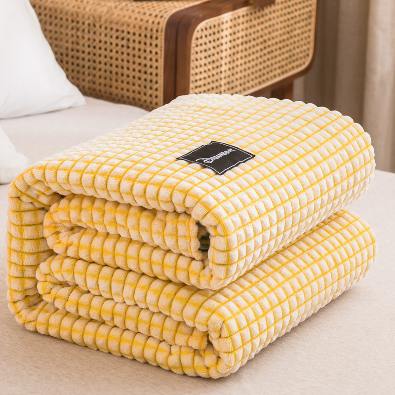 Milchfleece-Decke, einfarbig, weich, vielseitig