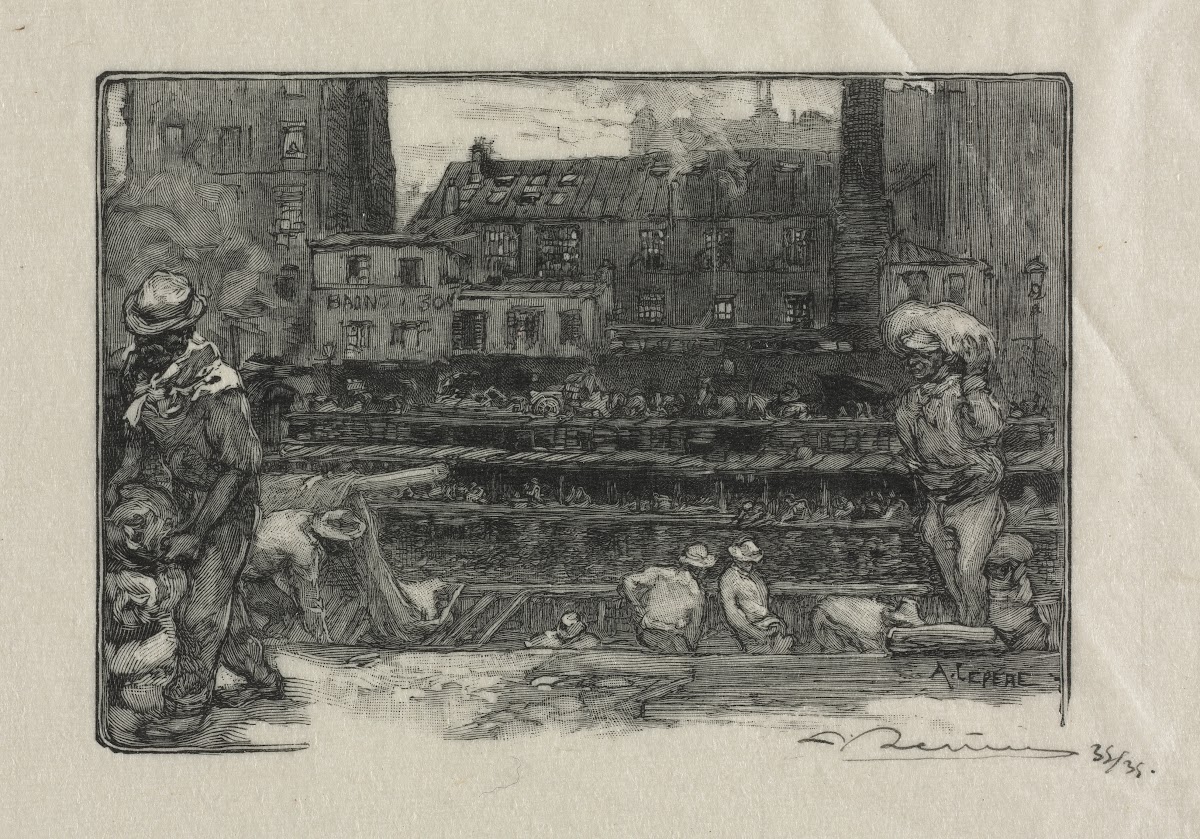 Unloaders of Plaster Canal St Martin 1890