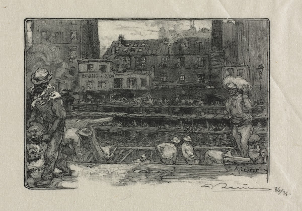 Unloaders of Plaster Canal St Martin 1890