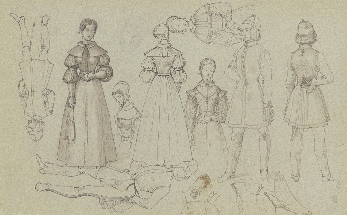 Study sheet Fashion figures