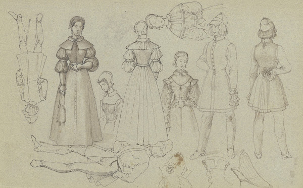 Study sheet Fashion figures