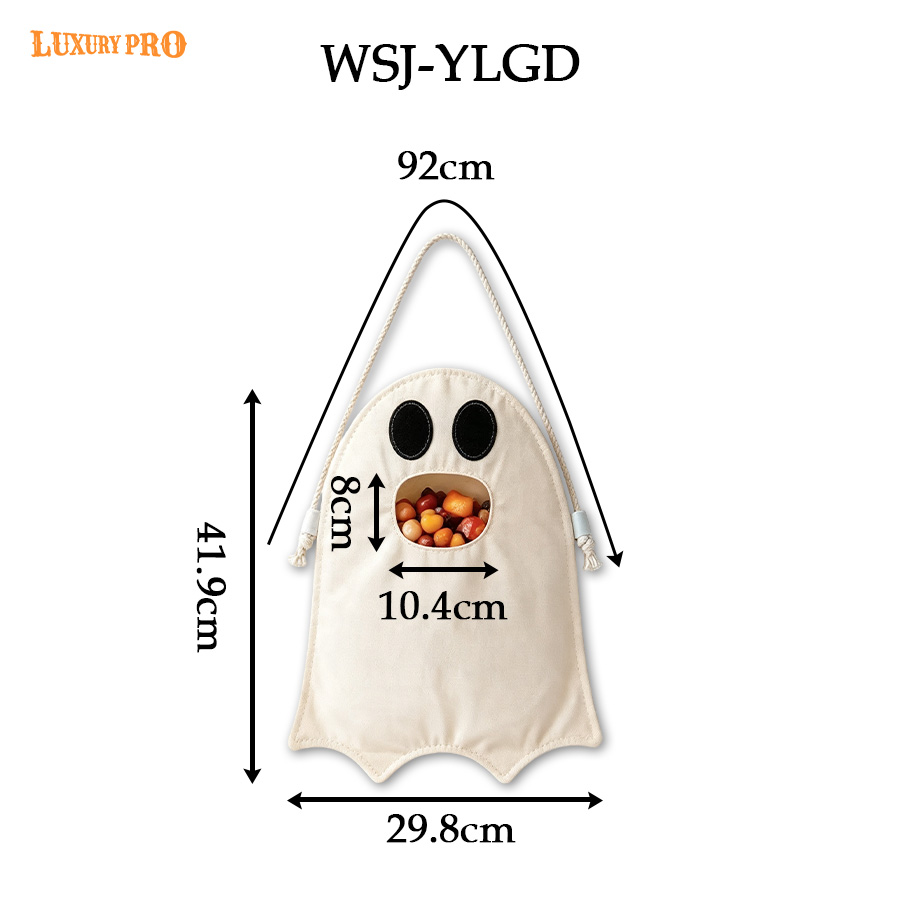 Halloween Ghost Trick or Treat Bag‑Multicolor