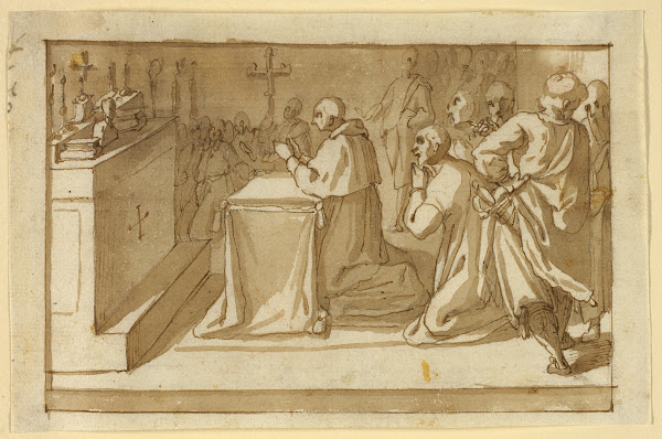 Saint Charles Borromeo Venerating The Relics C 1604
