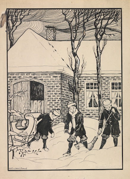 Drie jongens in de sneeuw 1887   1911