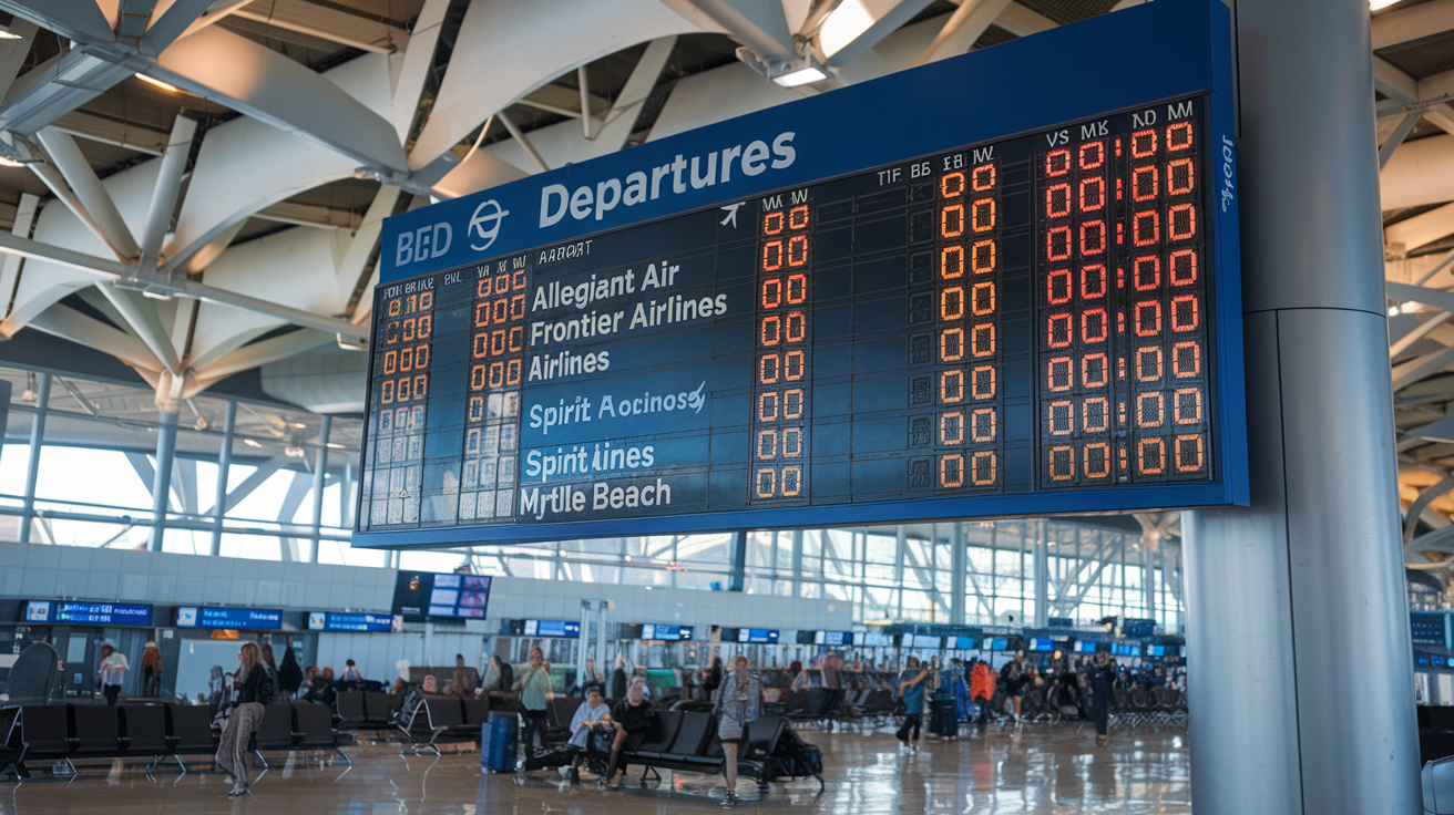 Direct Flights from Hartford to Myrtle Beach Airlines