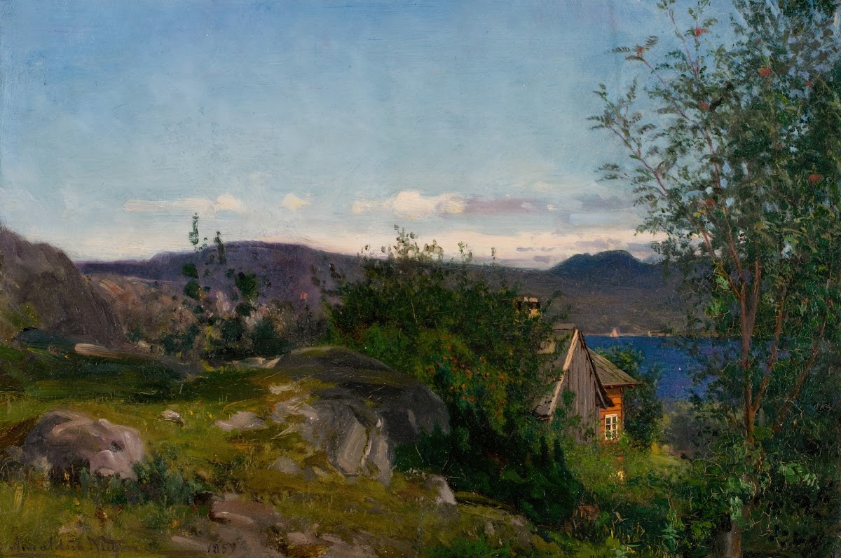 Ved Gjermundshavn Hardanger 1859
